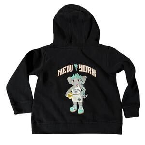 Outer Stuff New York Liberty Basketball Size Small 4T‎ Black Hoodie Sweatshirt